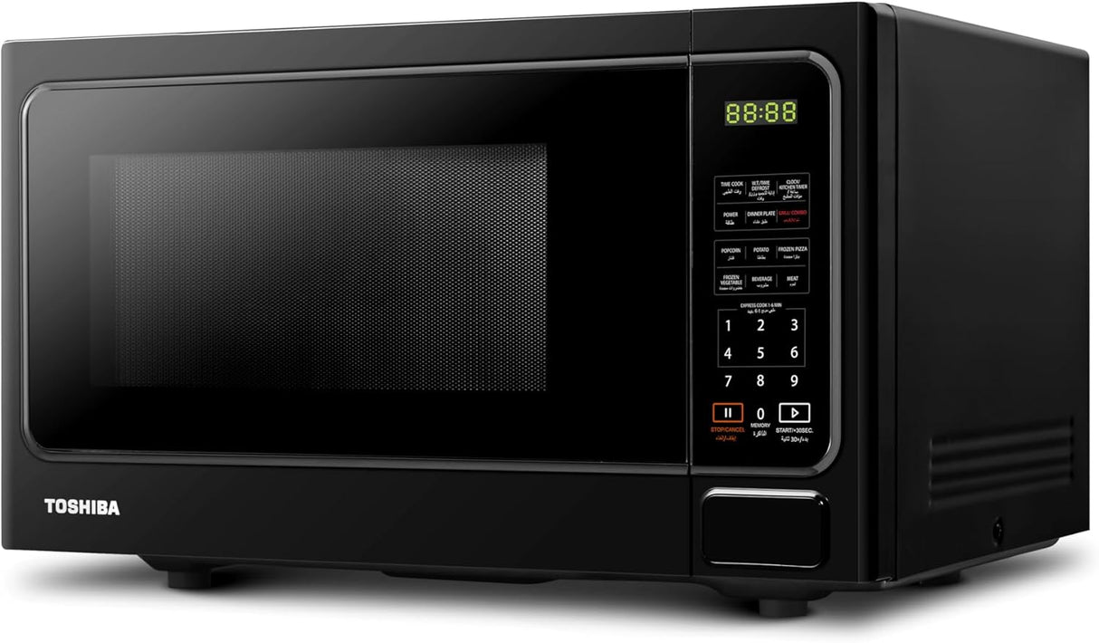 Toshiba 34 Liters microwave oven, Black - MM-EG34P(BK)