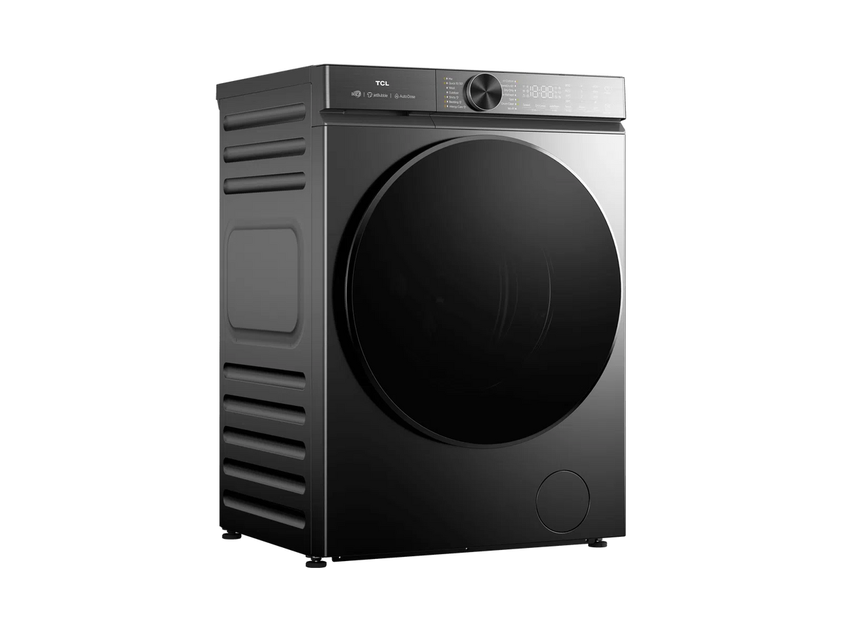 TCL - 12kg/8kg Front Load Washer Dryer with Direct Drive Inverter Motor & Steam Wash - C512WDG