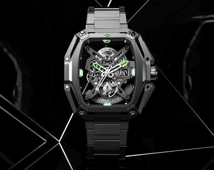 Ciga Design Z Series Hunter Grey Skeleton Automatic Watch-Z035-GG01-W1G