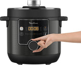 MOULINEX - Electrical Pressure Cooker, 7.6 Litre, 1200 Watts, Black - CE777827
