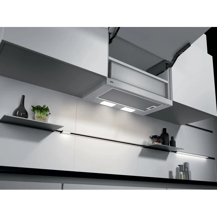 AEG - Kitchen Ventilator Built-in Cooker hood 60cm Hood, Grey - DPB3632S