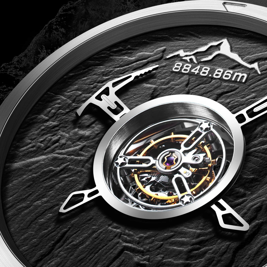 Ciga Design Mount Everest Chinese Edition Automatic Titanium Unisex Watch -U053-TT02-6B