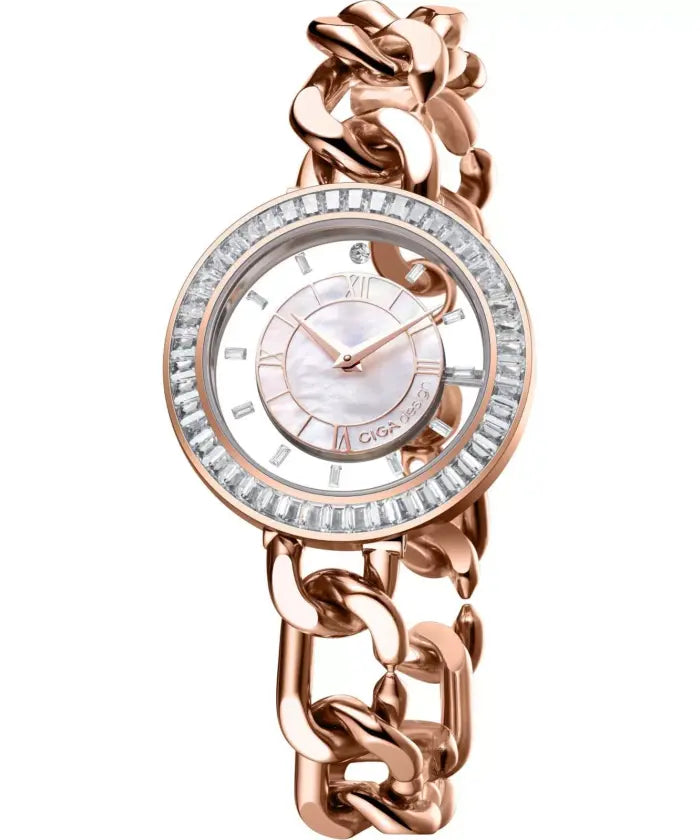 CIGA design Artist Watch · Sparkle Collection-D022-REWH-3RE