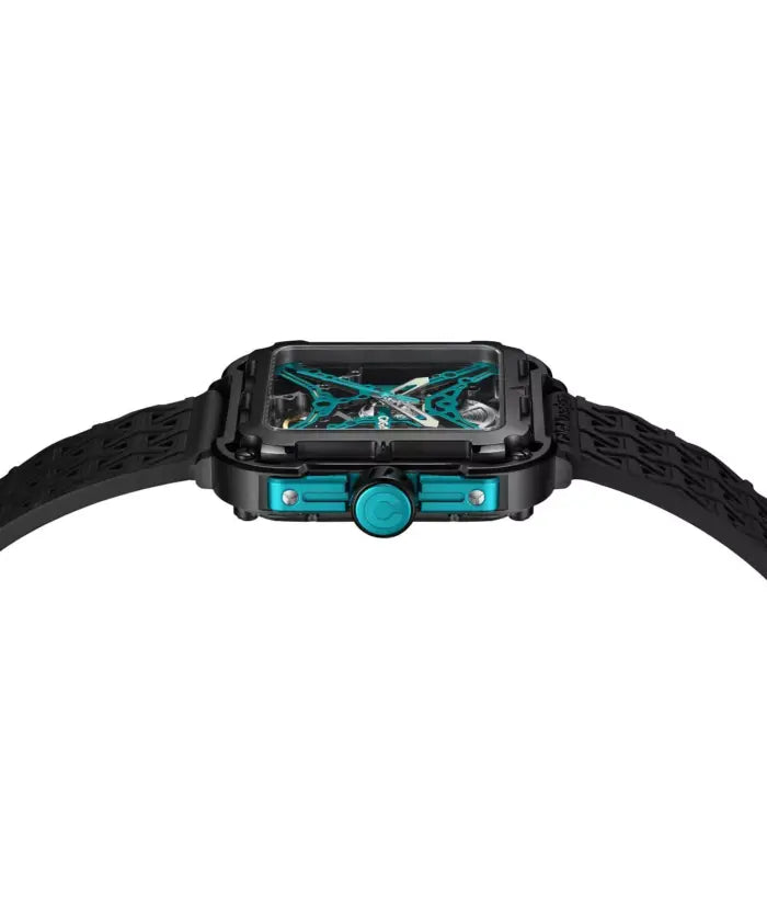Ciga Design X Series Gorilla Modern Skeleton Ceramic Limited Edition Watch -X011-BLBU-25BK