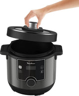 MOULINEX - Electrical Pressure Cooker, 7.6 Litre, 1200 Watts, Black - CE777827