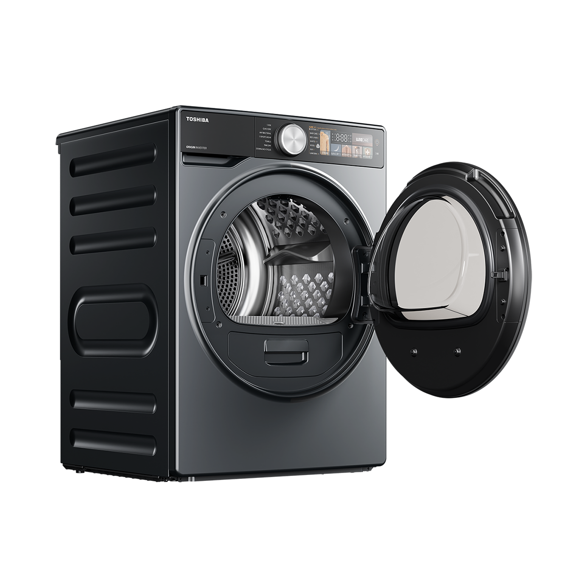 TOSHIBA – 10KG Heat Pump Front Load Dryer with Dual Inverter & Steam Care - TD-T25BS110HWB(MG)