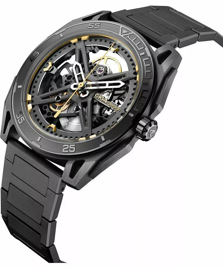 Ciga Design Mechanical Watch Falcon CARBON - Z039-GG01-1G