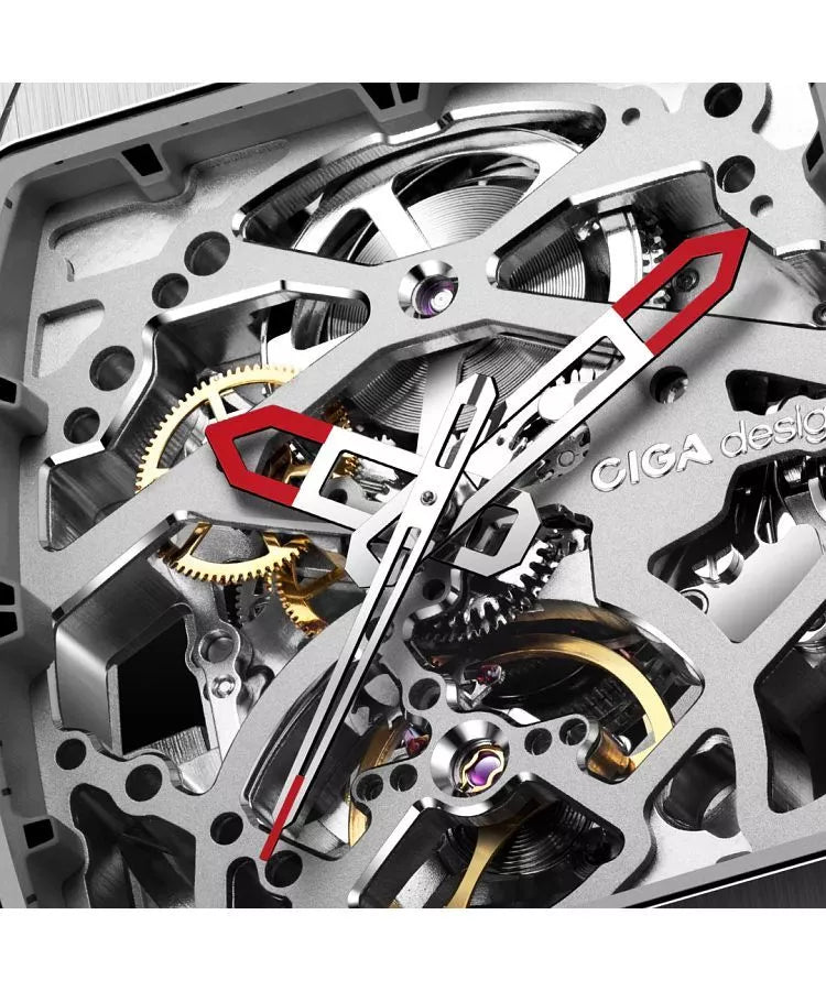 Ciga Design Mechanical Watch Edge-Titanium ORANGE - Z031-TT01-W5OG