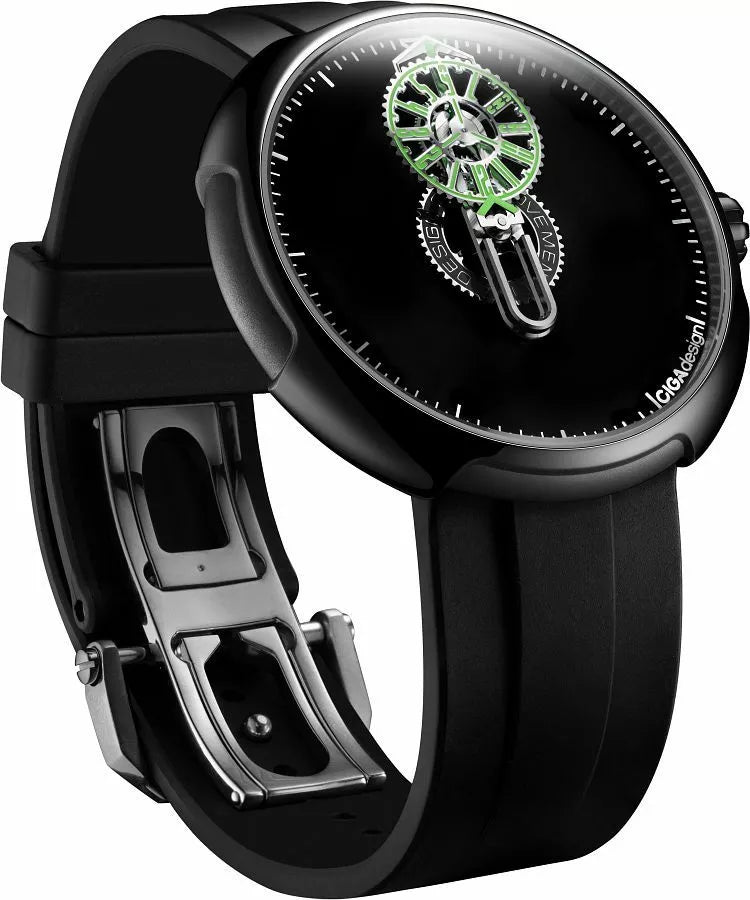 Ciga Design Mechanical Watch Time Cipher BLACK - T021-SIGR-6B