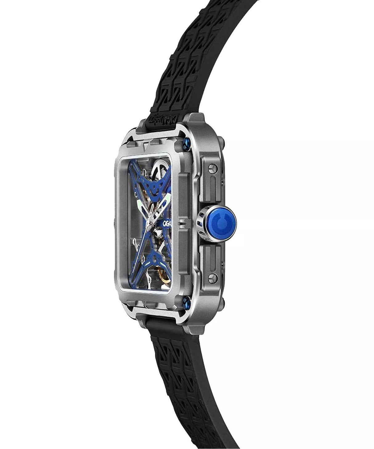 Ciga Design X Series Gorilla Blue Titanium Automatic Watch-X021-TIBU-W25BK