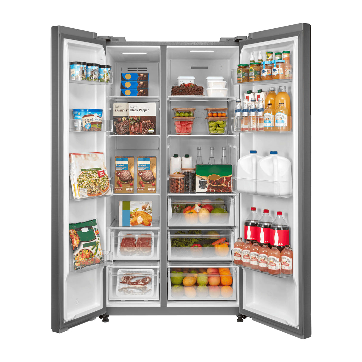 Toshiba - Side-by-Side Inverter Refrigerator – 678L (Starry Silver)-GR-RS910W11-PME(57)