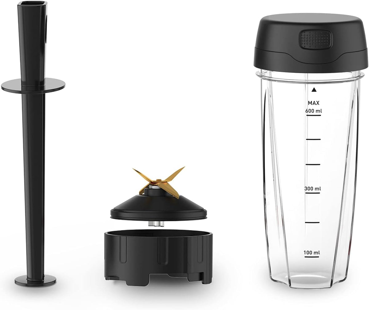 Moulinex 1600W High-Speed Blender, 2.6L Capacity, Powelix Life Blades, 10 Speeds & 5 Automatic Programs - LM91HD27