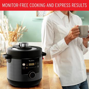 MOULINEX - Electrical Pressure Cooker, 7.6 Litre, 1200 Watts, Black - CE777827