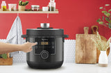MOULINEX - Electrical Pressure Cooker, 7.6 Litre, 1200 Watts, Black - CE777827