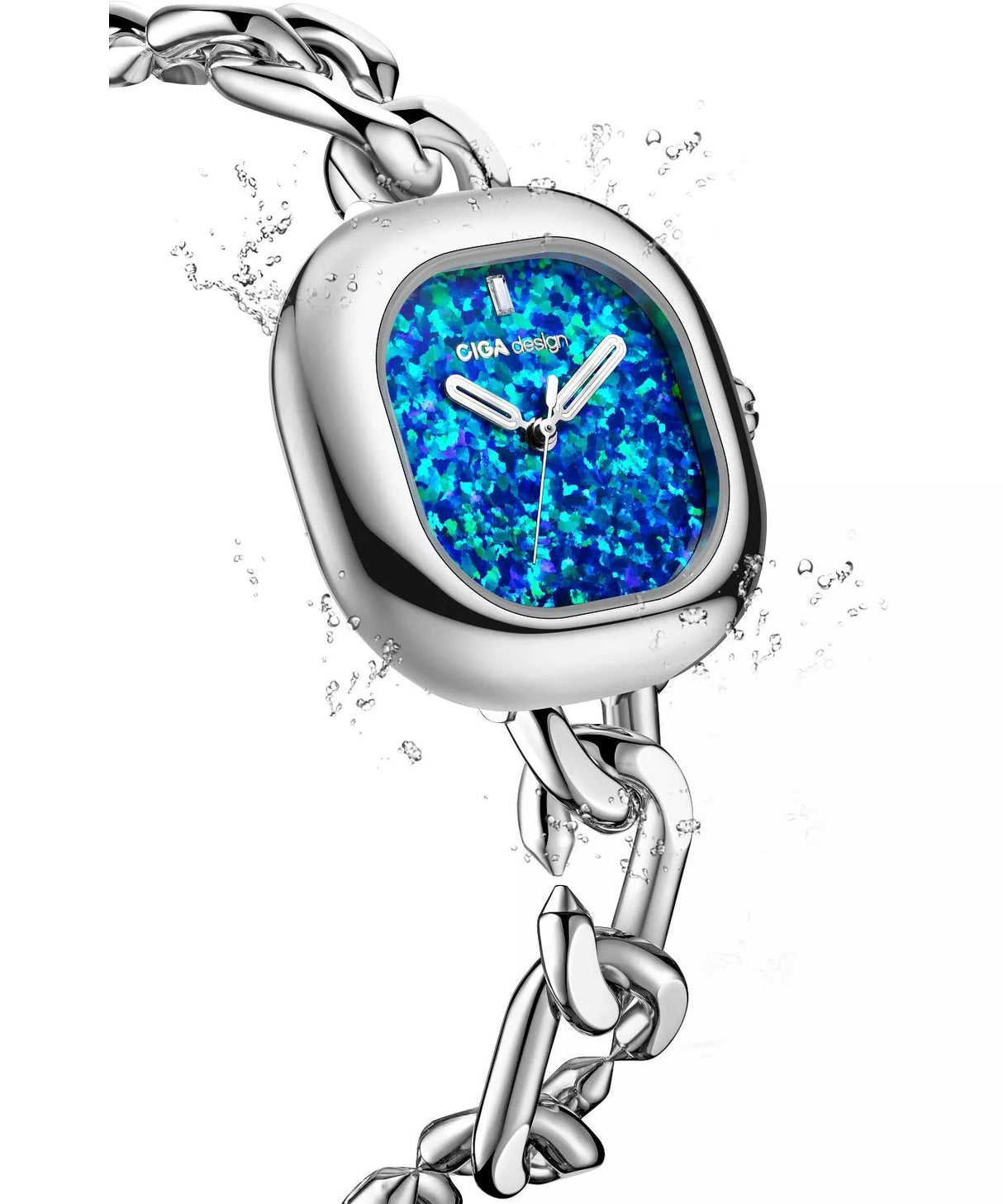Ciga Design Quartz Watch Aglaia SILVER - D026-SIBU-3SS