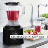 Moulinex - Easy Force Food Processor and Blender, 6 Attachments, 25 Functions - FP247827