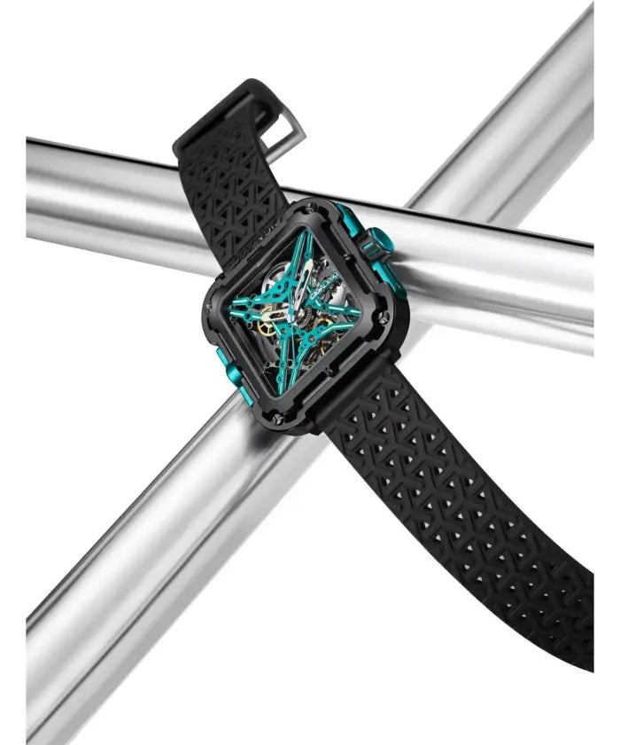Ciga Design X Series Gorilla Modern Skeleton Ceramic Limited Edition Watch -X011-BLBU-25BK