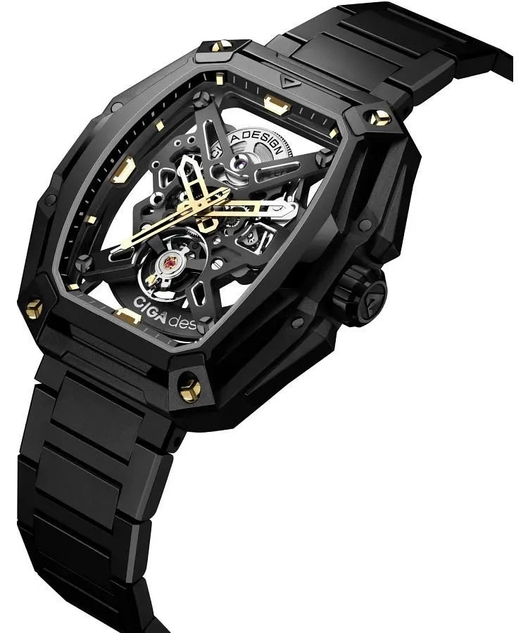 Ciga Design Mechanical Watch Hunter BLACK GOLDEN - Z035-BB02-W1B