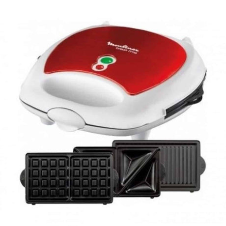 Moulinex Sandwich Maker, 700 Watts - SW612543