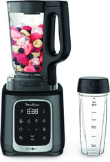 Moulinex 1600W High-Speed Blender, 2.6L Capacity, Powelix Life Blades, 10 Speeds & 5 Automatic Programs - LM91HD27
