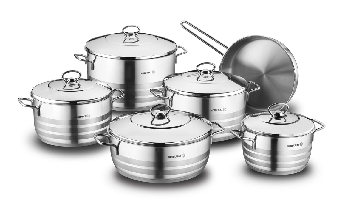 A1090 - Korkmaz Astra XL Cookware Set (11 pcs)