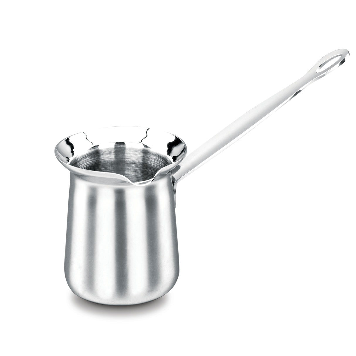 A138 - Korkmaz KO, 0.5 Litre Stainless Steel Classic Turkish Milk Pan - Silver