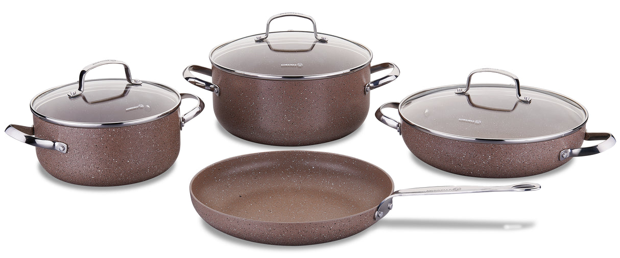 A2900 - Korkmaz Browni 7 Pcs Cookware Set