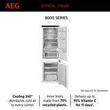 AEG - Built-in Fridge/Freezer combinations, No Frost - TSC8M189DC