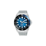 AL4543X1Q - Alba Mechanical Blue & Blk Dial Silver Steel 43mm