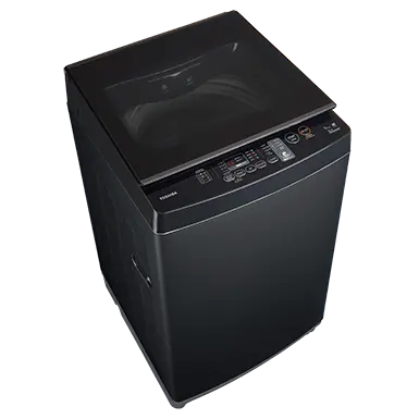 Toshiba top loading washer machine, 10kg, Silver, Great wave - AW-M1100JUPB(SG)
