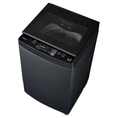 Toshiba top loading washer machine, 10kg, Silver, Great wave - AW-M1100JUPB(SG)