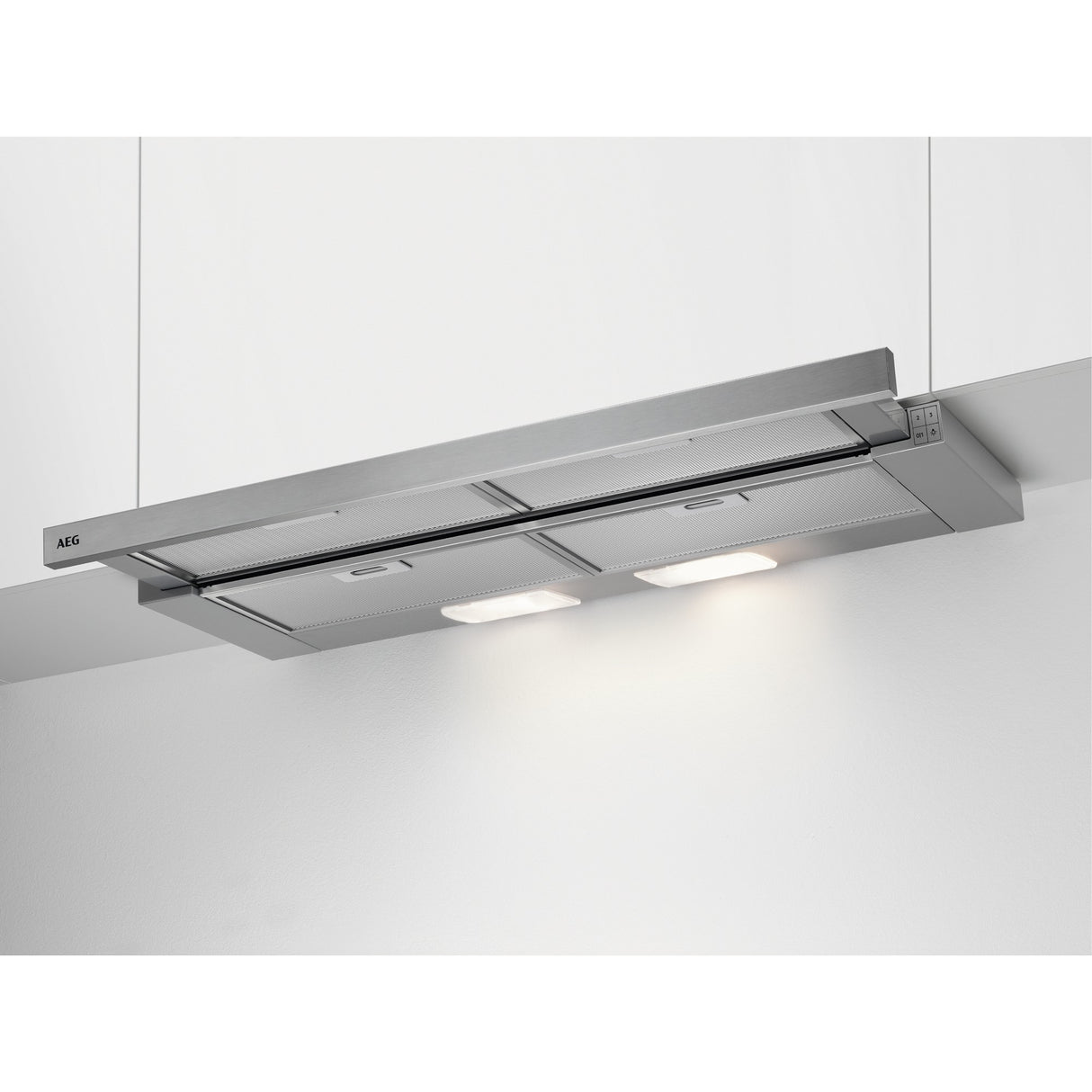 AEG - Built-in Pull-out cooker hood, 90cm, 4 cleanable filter - DPB3932S