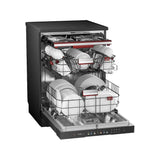 Toshiba - Free Standing Dishwasher, 16 place setting, 10 programs, Morandi Grey- DW-16F7ME(SS)-G