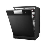 Toshiba - Free Standing Dishwasher, 16 place setting, 10 programs, Morandi Grey- DW-16F7ME(SS)-G