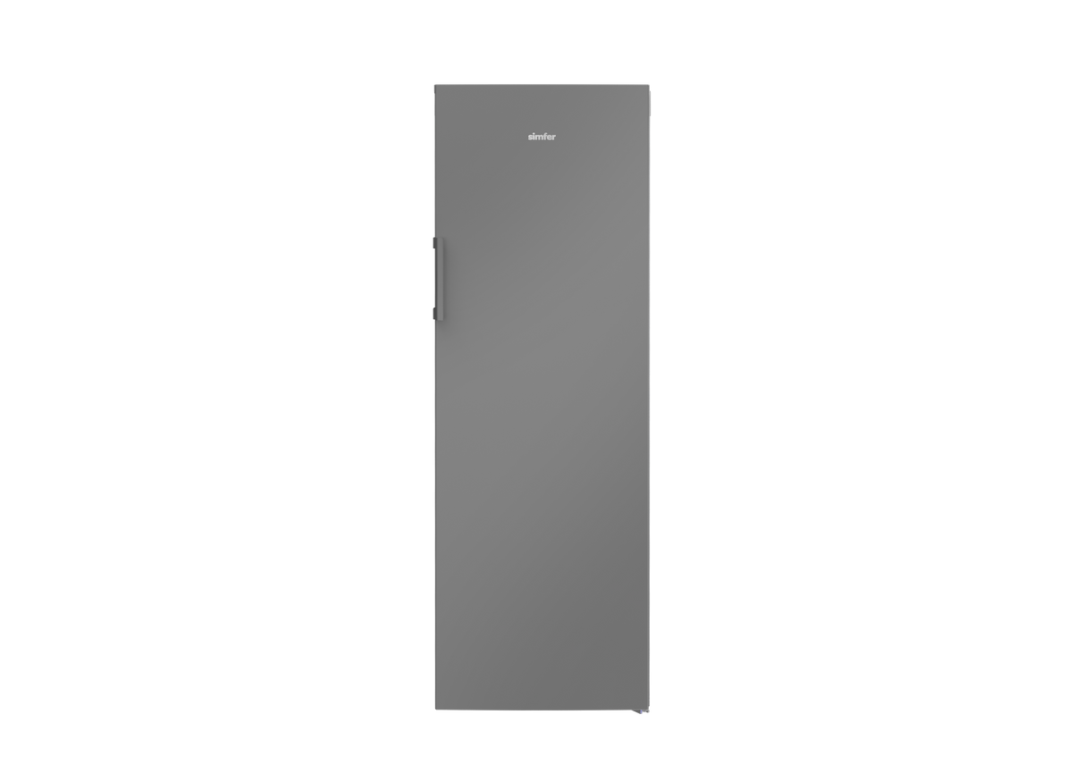 Simfer Single door upright freezer, 301L, Silver Color - FS7305NFAS
