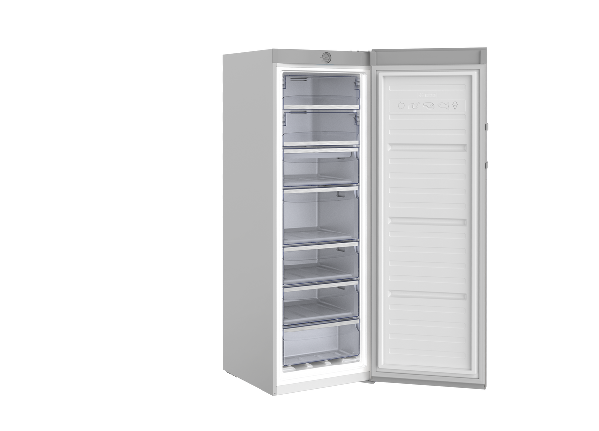 Simfer Single door upright freezer, 301L, Silver Color - FS7305NFAS