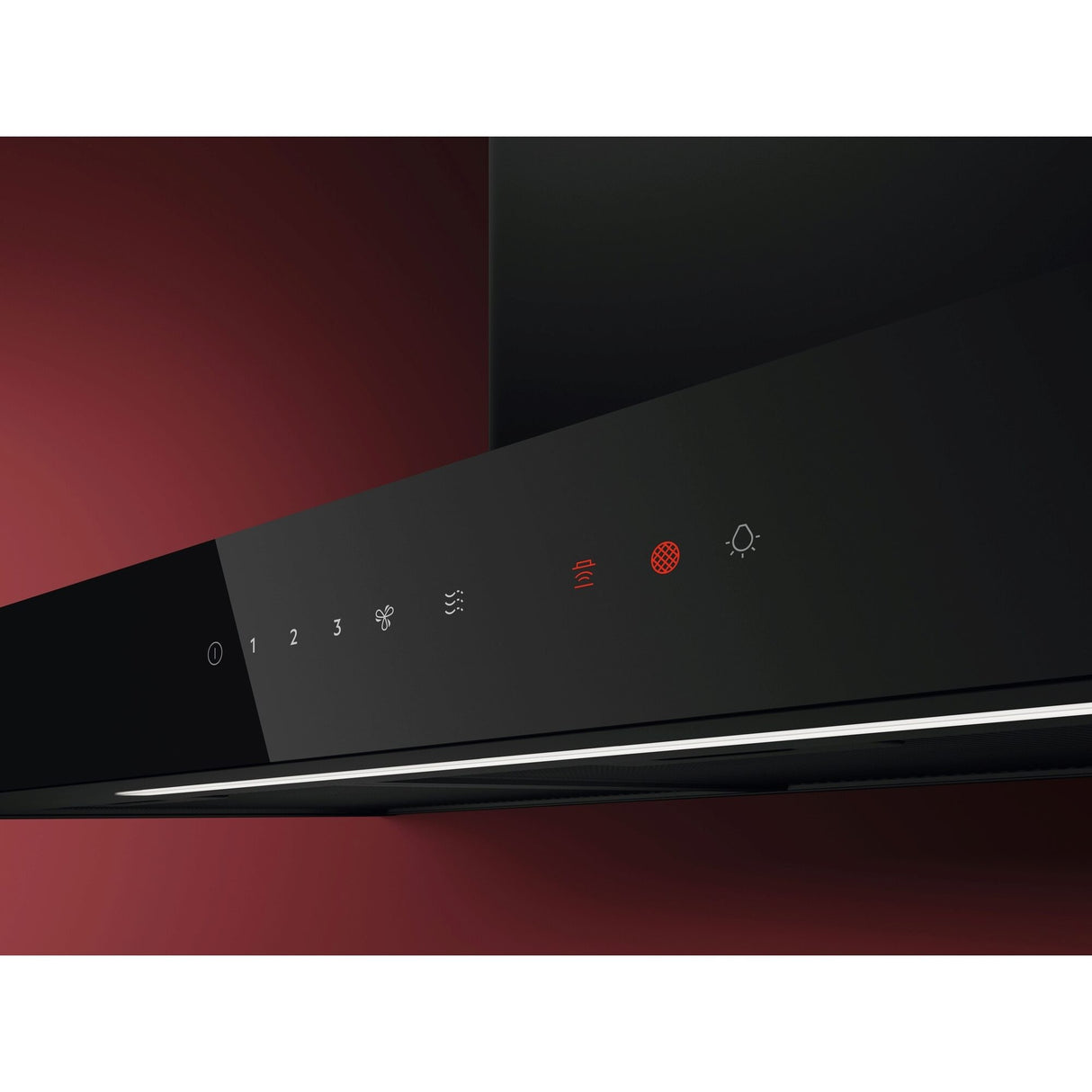 AEG - Chimney hood, 60 cm, 3 speeds, Black - GB67D61HB