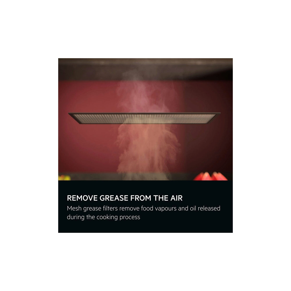 AEG - Chimney hood, 90 cm, 3 speeds, Black - GB67D91HB