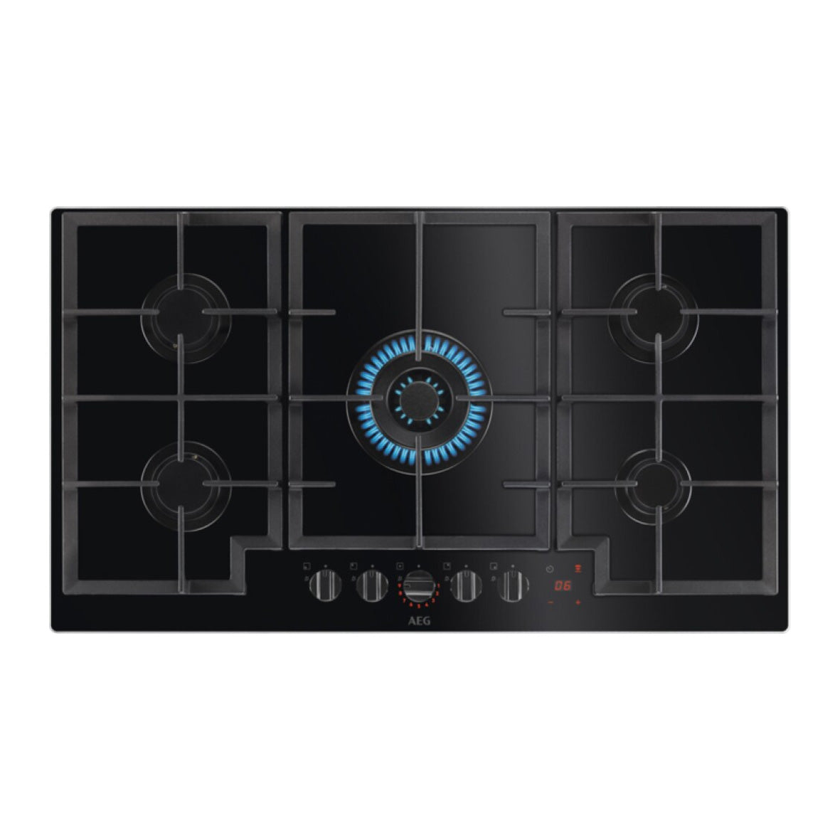 HKB95451NB AEG GasGlass Hob 90cm Gas Hob