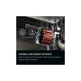 AEG Front Loading Washing Machine, Series 7000, 8 Kg, Dark Silver - LF7384U4B