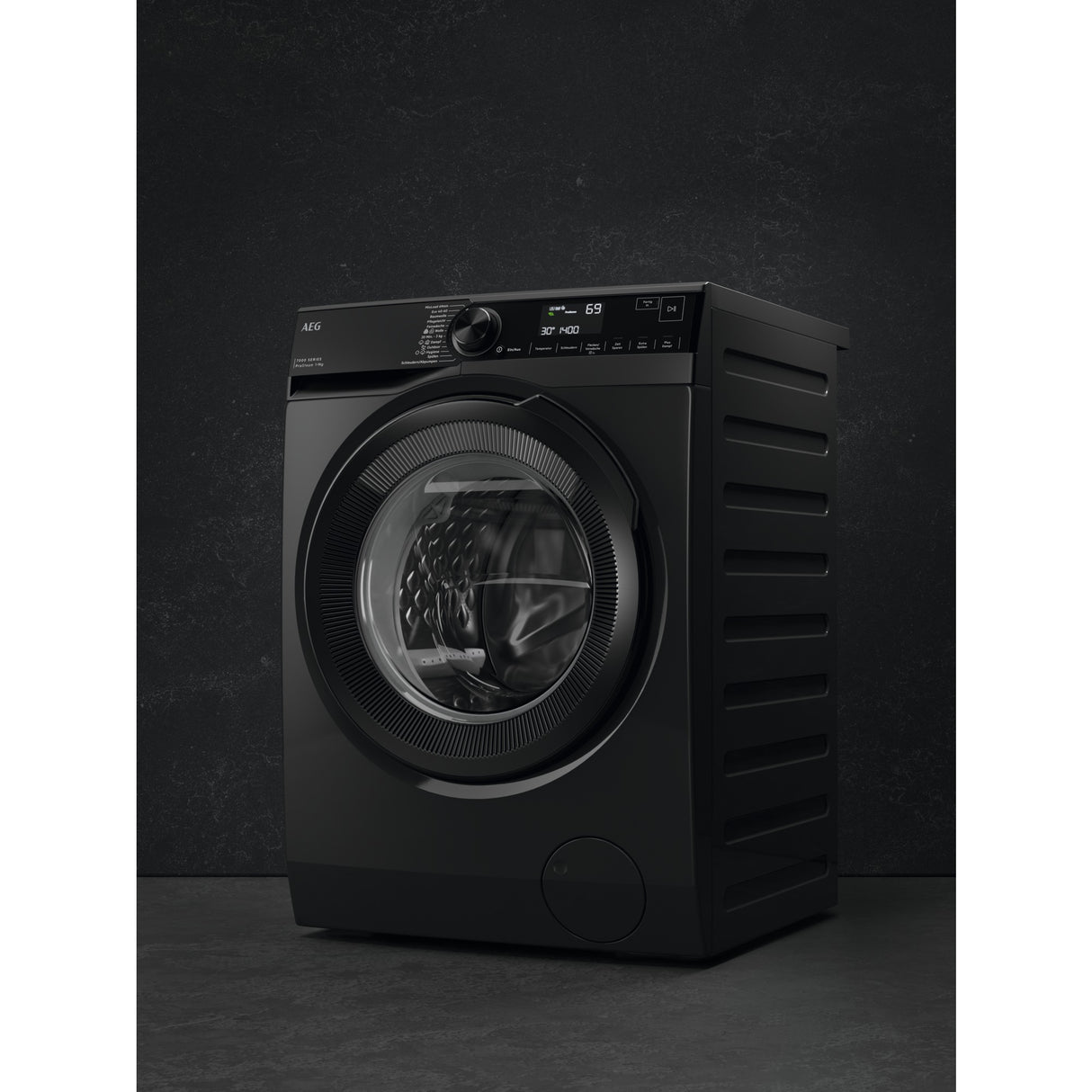 AEG Front Loading Washing Machine, Series 7000, 8 Kg, Dark Silver - LF7384U4B