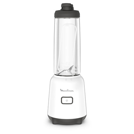 Moulinex Mix & Move Mini Blender Mixer, 0.6L, 300W, White - LM15F127