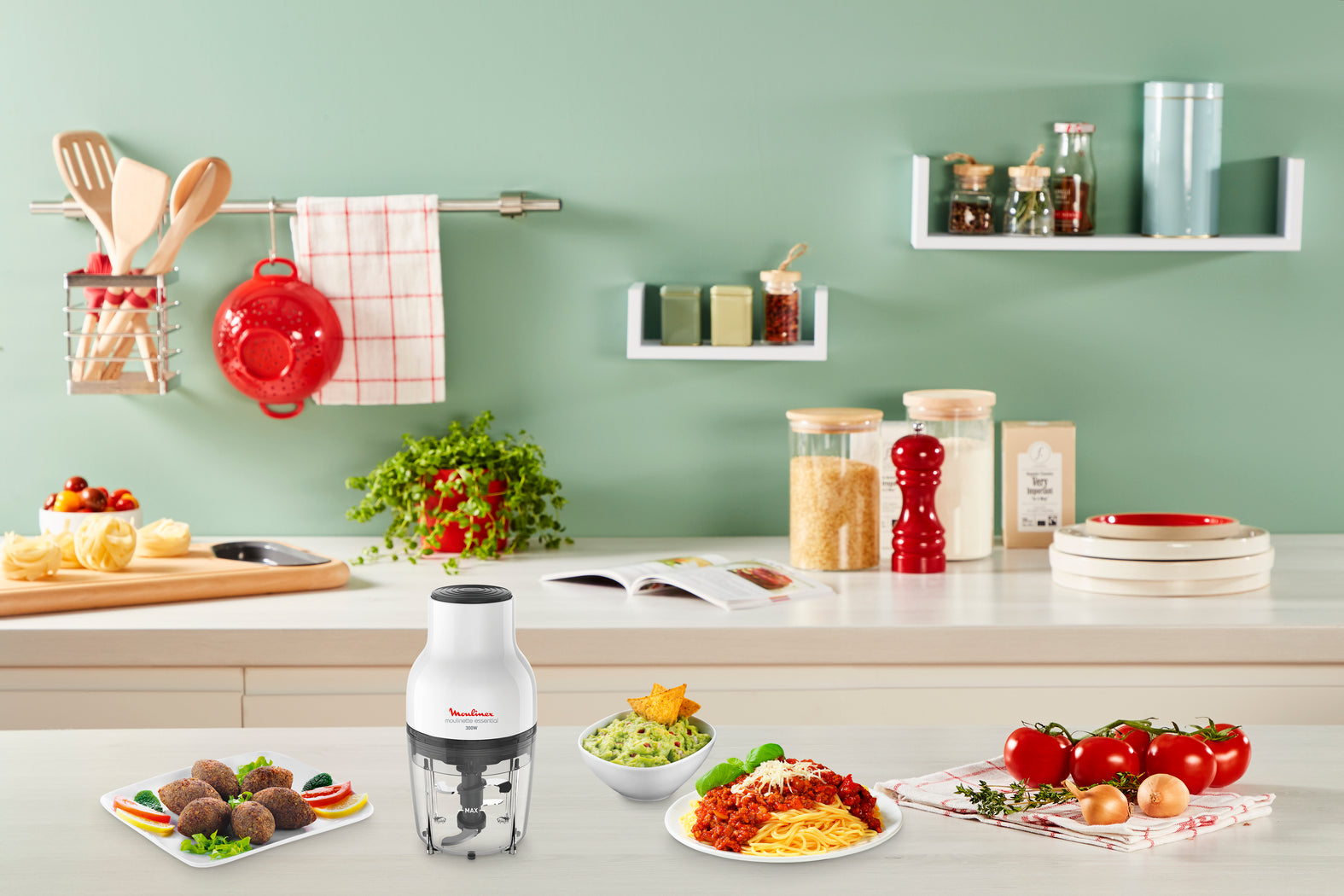 MOULINEX Vegetable Chopper, 300W, 400ml - DJ520127 – Mannai Home