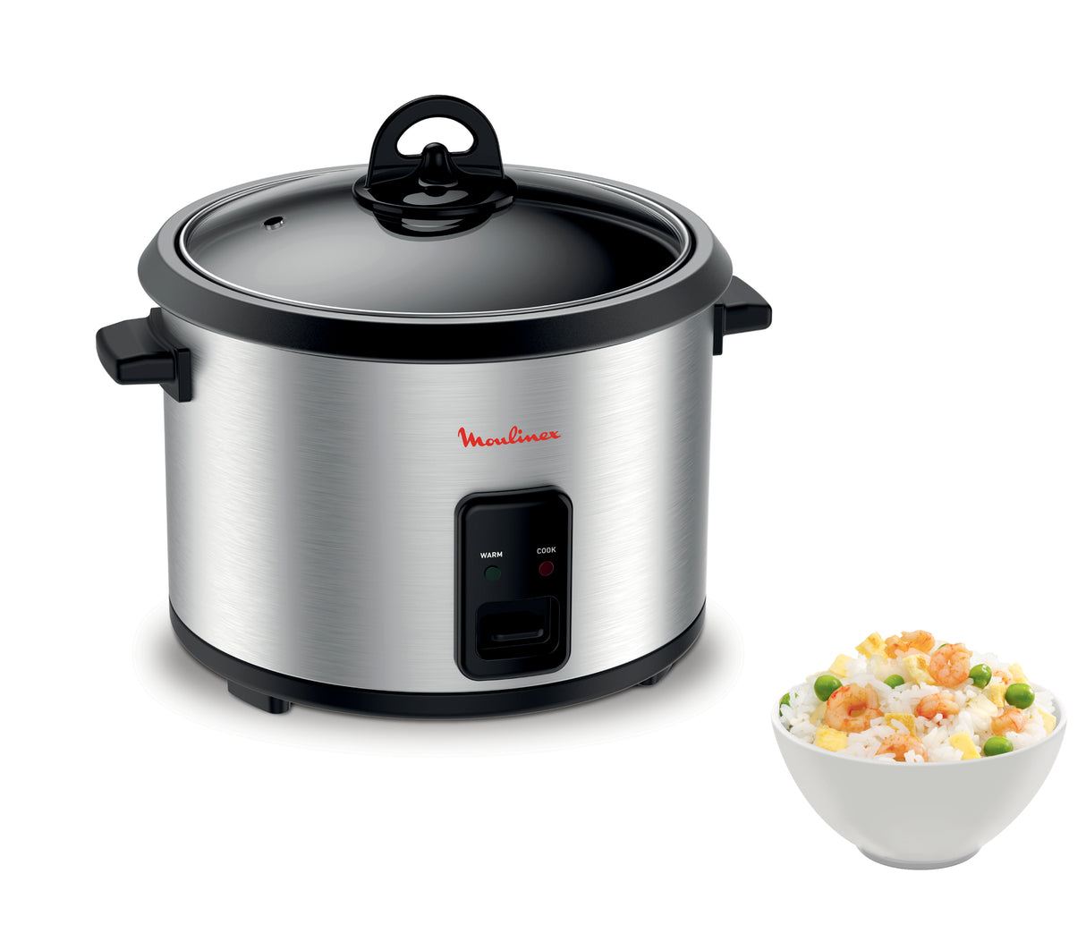 MOULINEX Rice Cooker, 1.8L, 700W - MK123D27