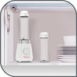 Moulinex - Personal blender, 600ml, 350W, white Color - LM1KJ127