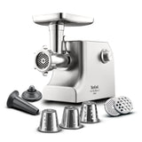Moulinex Meat Mincer HV10, 2200W, 3 Grids, with Kebbe & Shred Attachments - ME858DM0