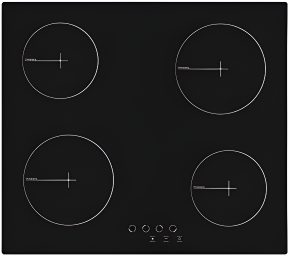 Simfer - Built-in Ceramic hob, 4 ceramic zone, 60 cm - H 6040 DEBB-SMF01