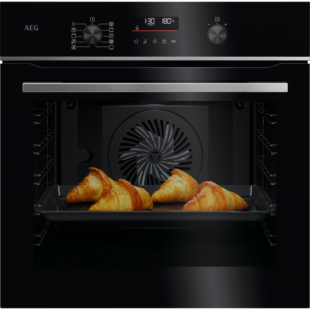 AEG Built-in Oven, 5000 Surround Cook, 71L - OA5PB41AB