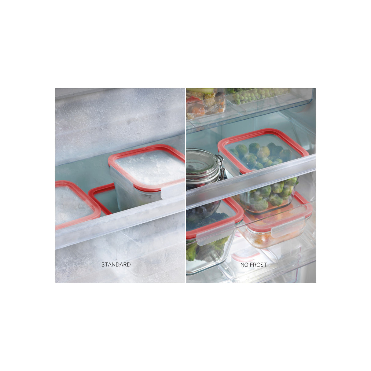 AEG - Built-in freezer, no frost. 204L, Electronic touch controls - OAB7N18CDF