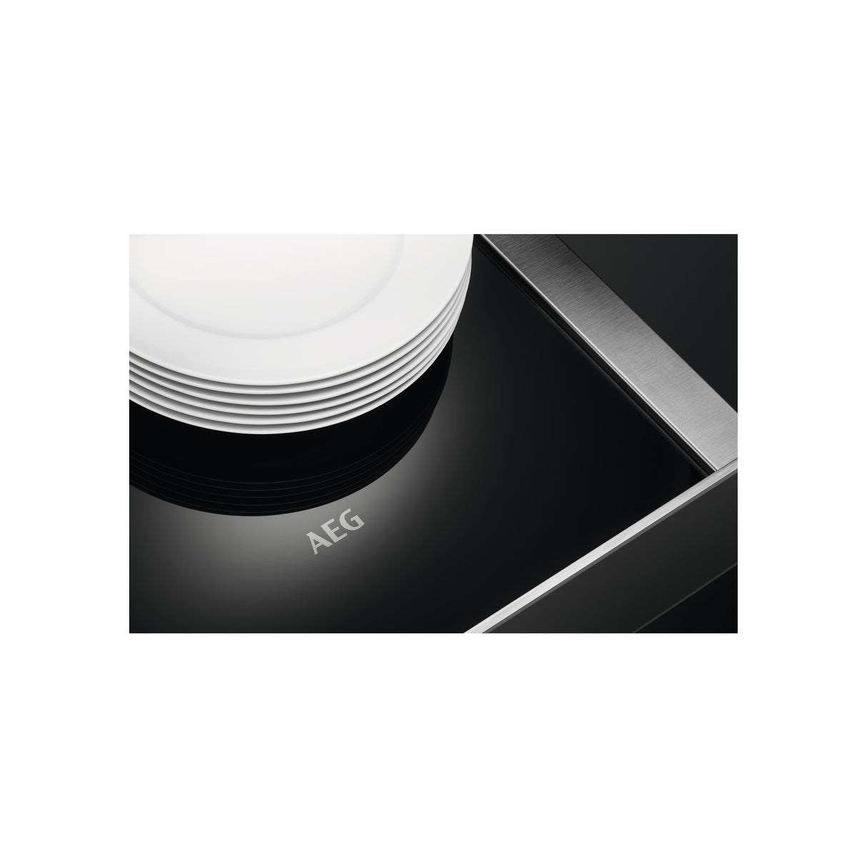 AEG - 6000 Warming Drawer Built-In, Black, 6 place settings - OD8K11B